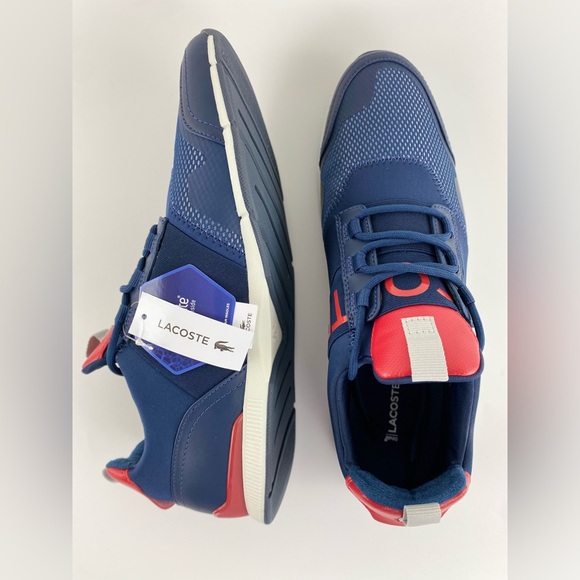 Lacoste Men's Menerva Elite 120 CMA Textile/Synthetic Sneakers, US Size 10 - Picture 12 of 15